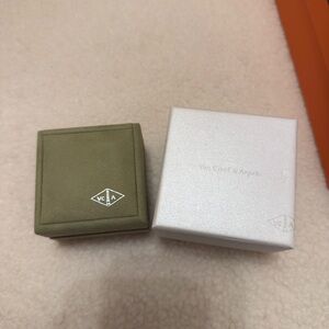 Van Cleef & Arpels Olive Green and White Jewelry Boxes